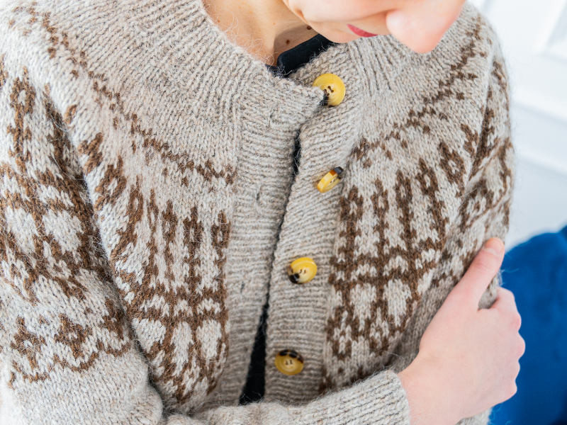 Gilet en laine qui gratte