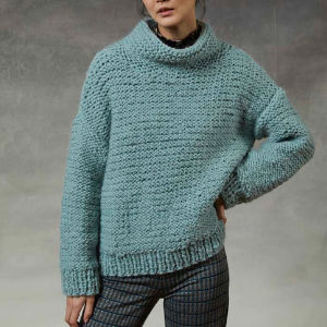 Pull over lang yarn