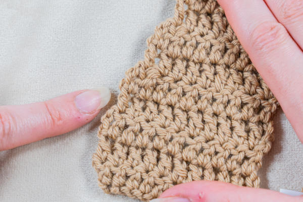 diminution au crochet en bride classique