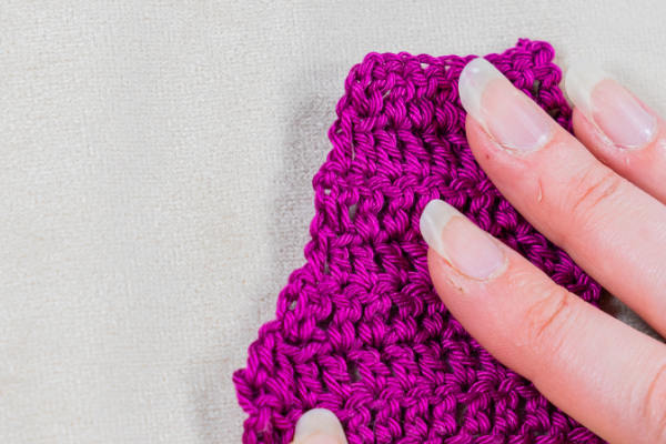 diminution au crochet en bride invisible