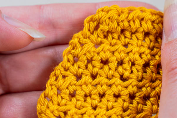 diminution au crochet en demi-bride classique