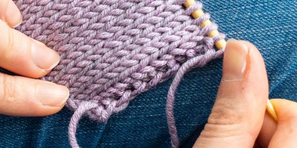 La maille lisiere au tricot ou comment avoir de belles bordures au tricot