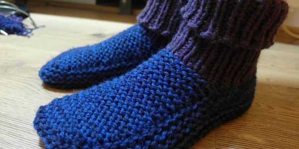 Sélection De Modèles De Chaussons Au Tricot Pour Femme